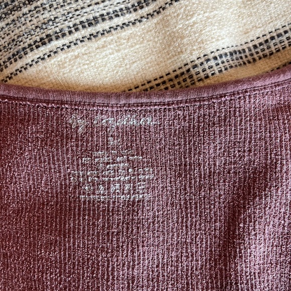 FREE PEOPLE- purple crop top, Size M/L - Picture 2 of 2